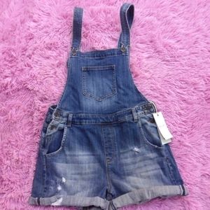 Overall shorts